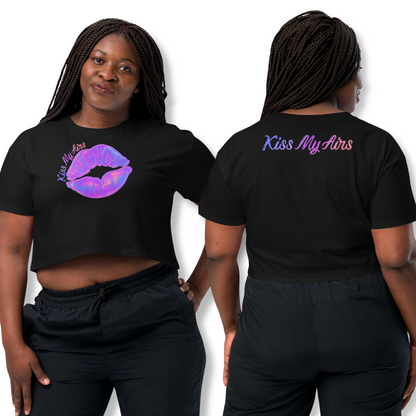Women’s Kiss My Airs Sunset Ombre Crop Top