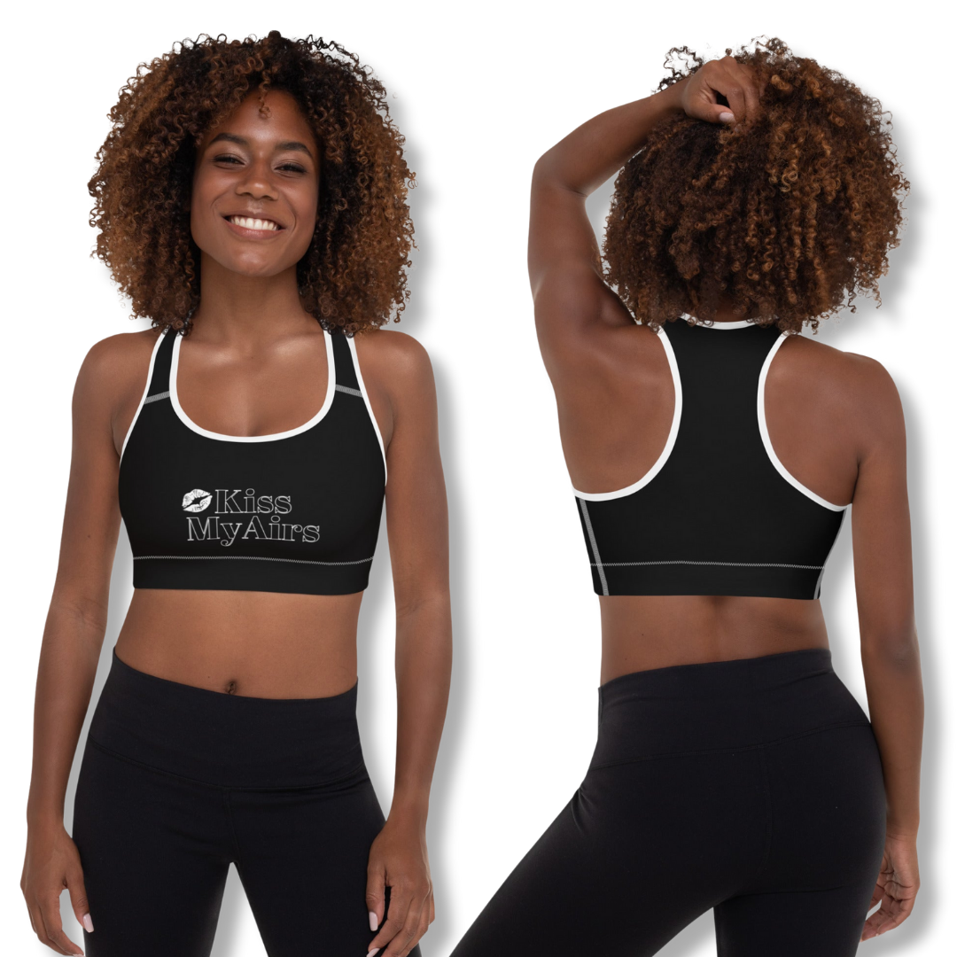 Kiss My Airs Scoop Racerback Sports Bra