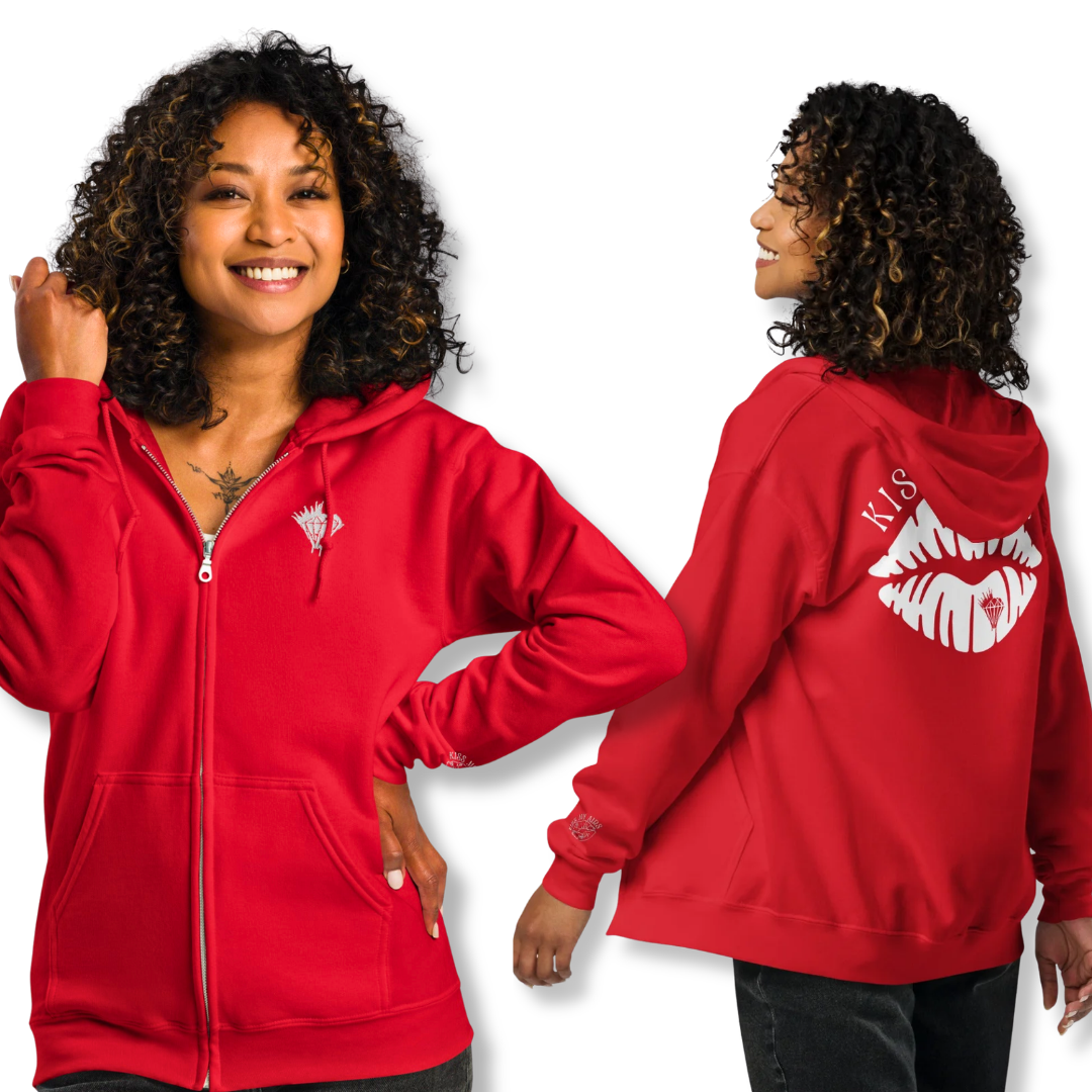 Kiss My Airs Heavy Blend Zip Hoodie