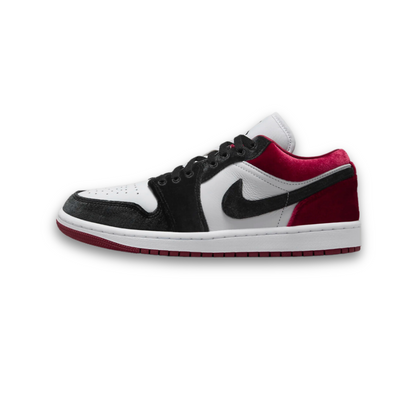 Women's Swarovski Air Jordan 1 Low SE 'Black Velvet Toe’