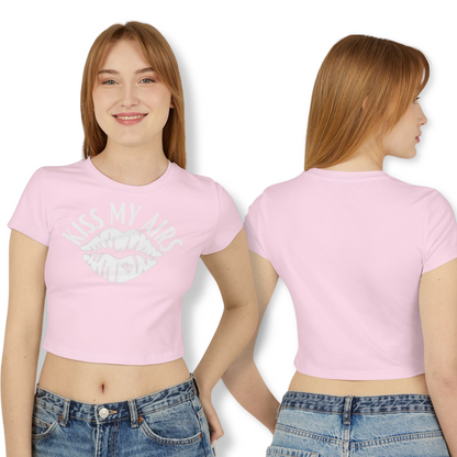 Women's Graphic Kiss My Airs Baby Tee