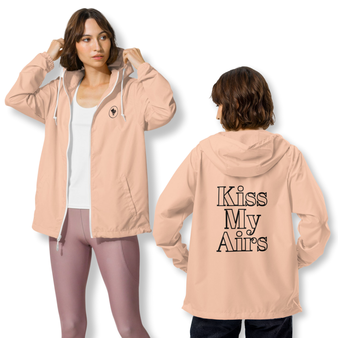 Kiss My Airs Lightweight Zip-Up Windbreaker (Wmns)