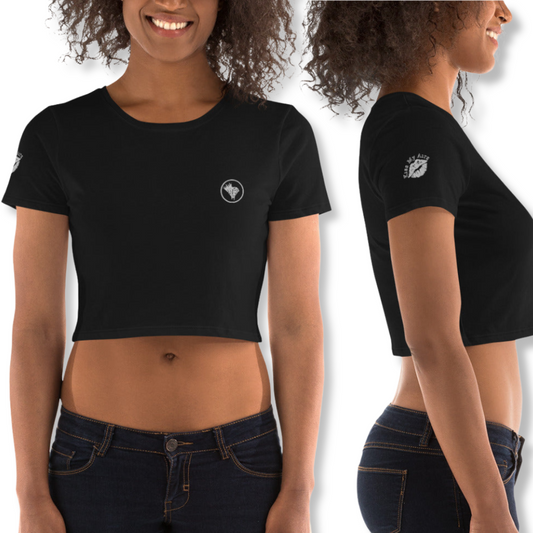 Women's Stitched in Style Crop-Top Tee