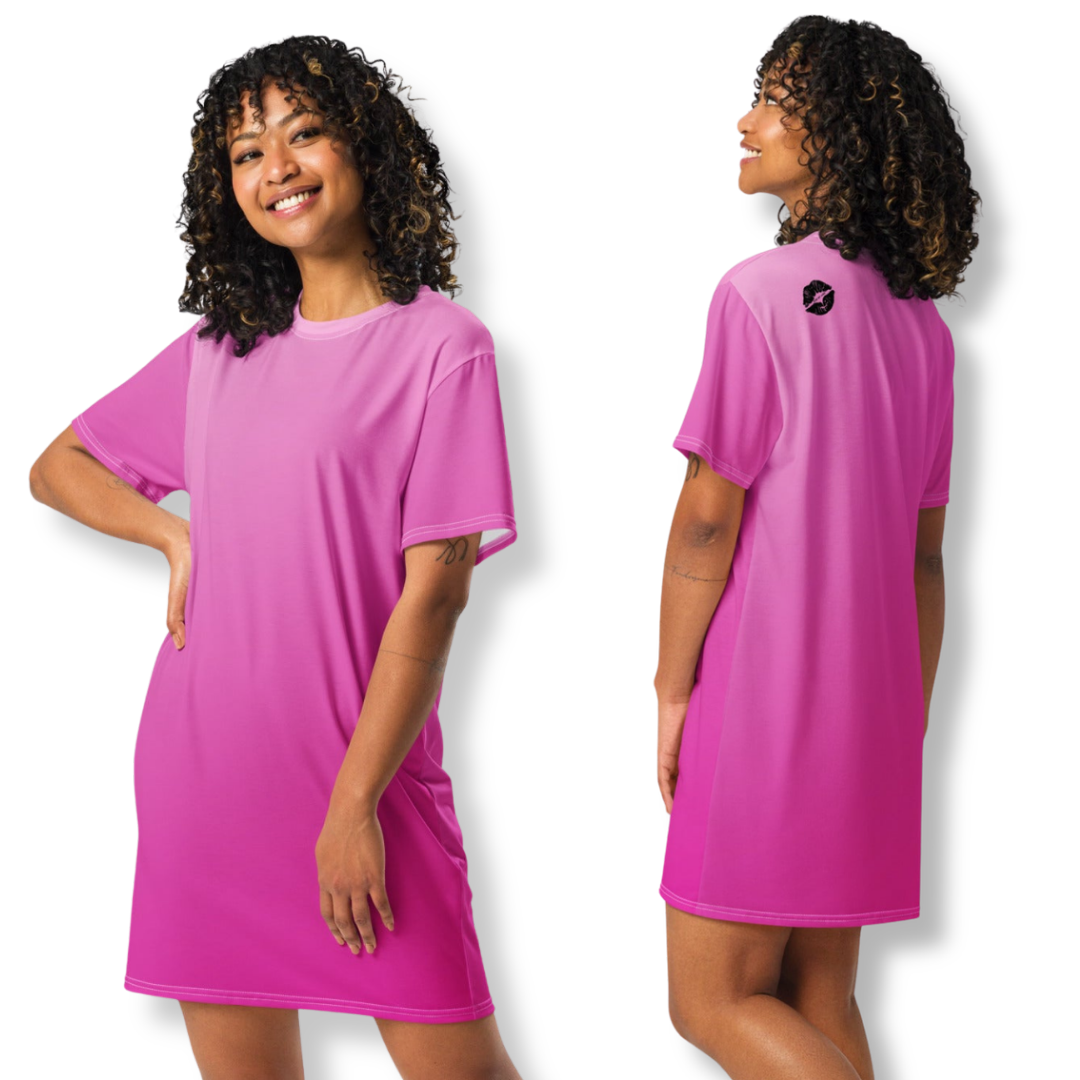 Women's Street-Wear Style T-shirt Dress