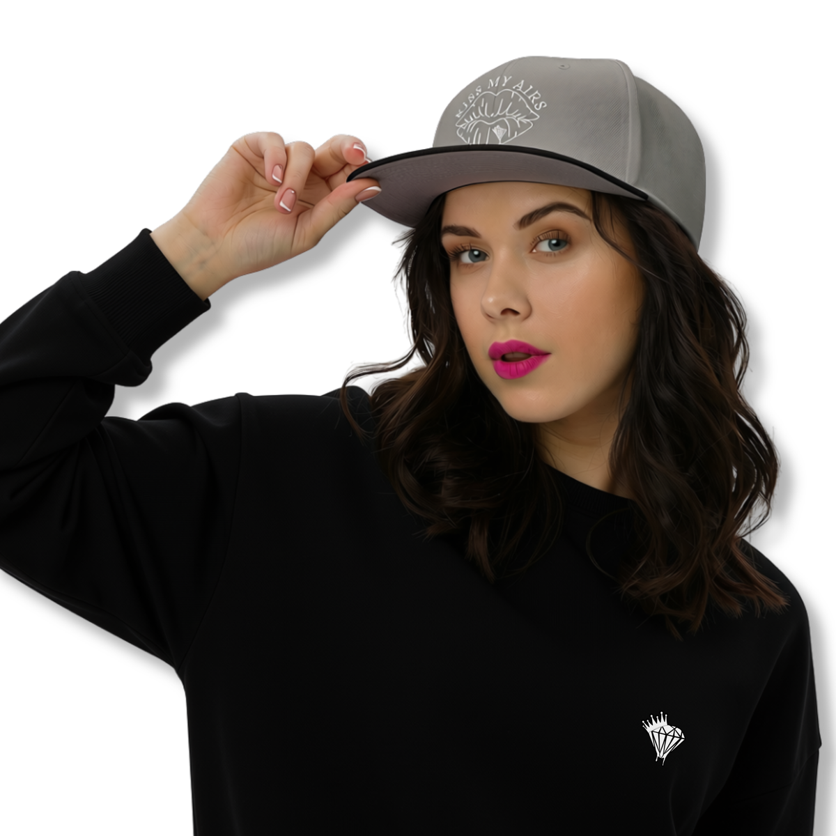 Kiss My Airs Alice Snapback Hat