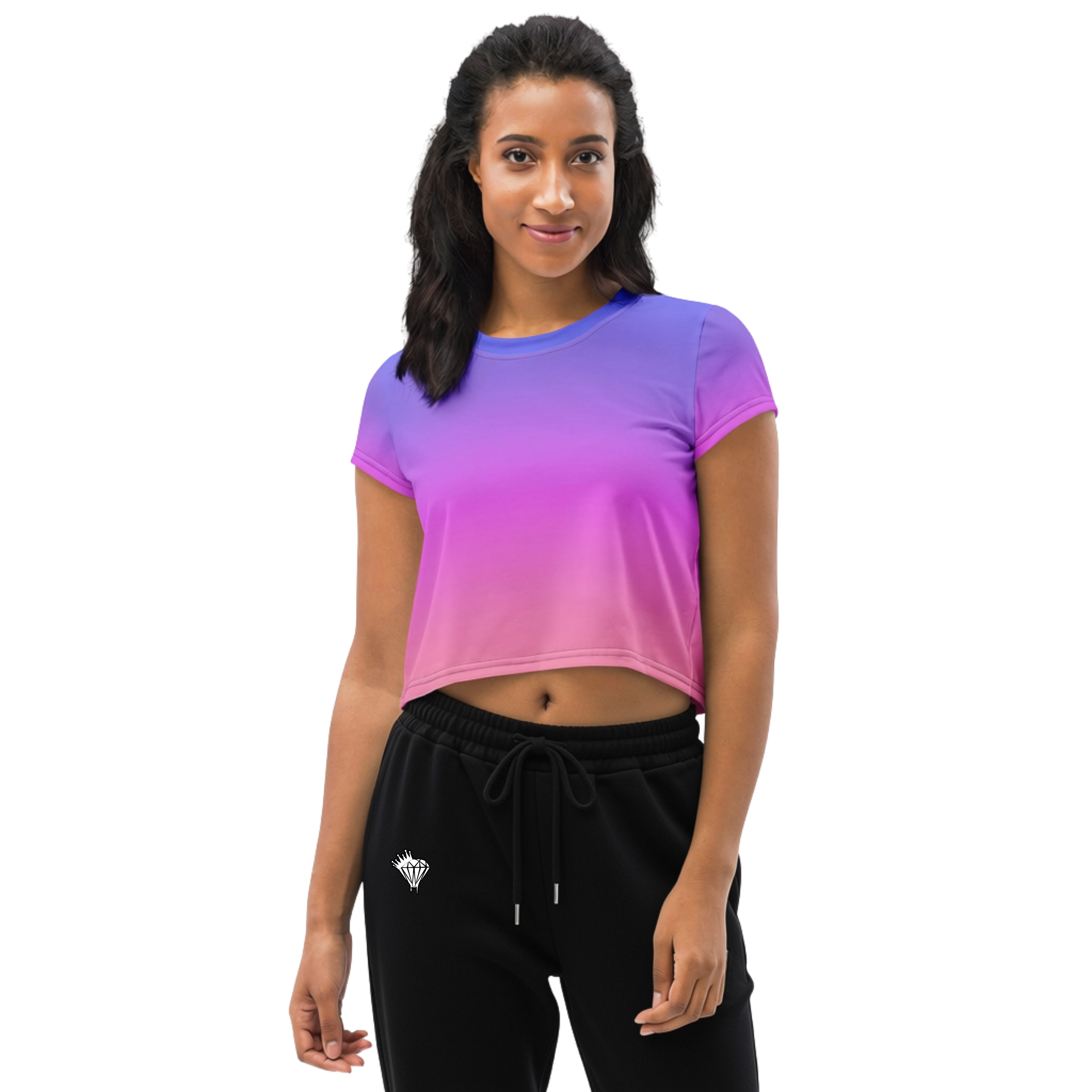 Sunset Ombre Regular Crop Top