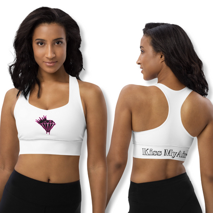 Drippin Diamond Longline Sports Bra