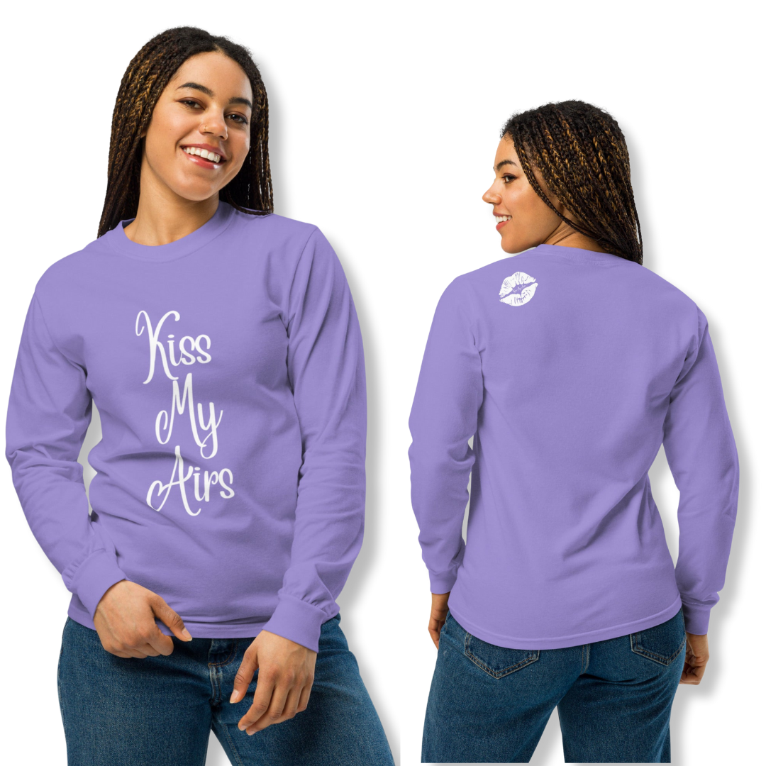 Women's Kiss My Airs Heavyweight Long-sleeve Shirt