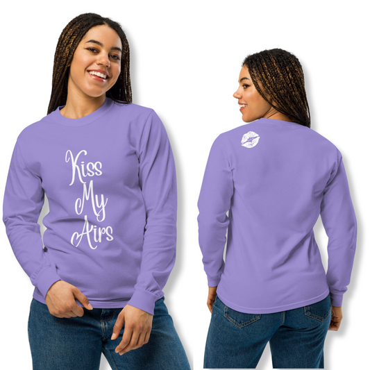 Women's Kiss My Airs Heavyweight Long-sleeve Shirt