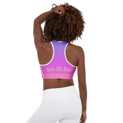 Sunset Ombre Padded Sports Bra