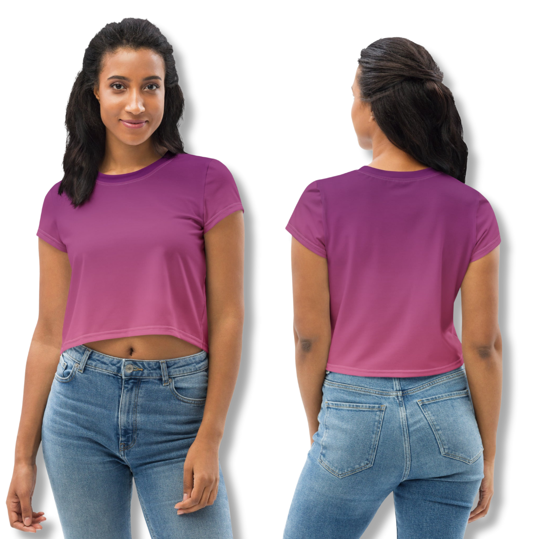 Women's Regular Fit Crop Tee