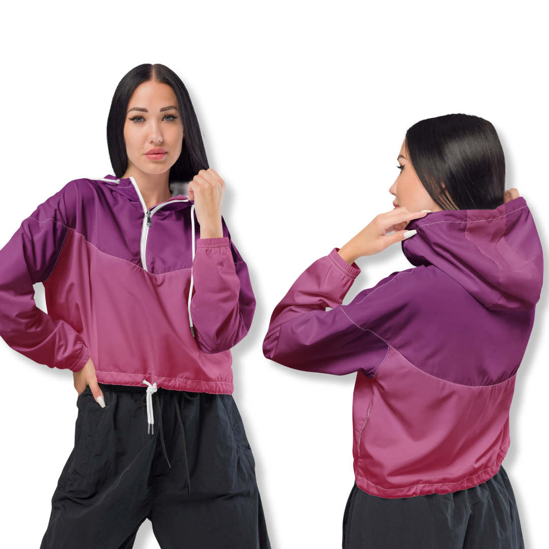 Women’s cropped windbreaker