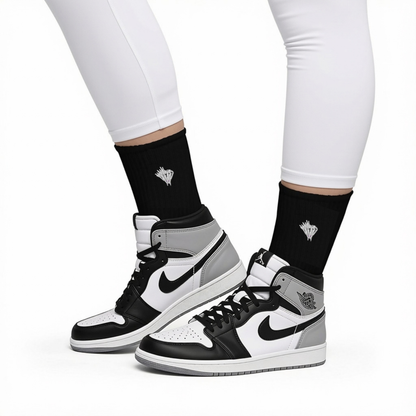 Classic Drippin Diamond Embroidered Socks