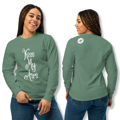 Women's Kiss My Airs Heavyweight Long-sleeve Shirt