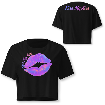 Women’s Kiss My Airs Sunset Ombre Crop Top