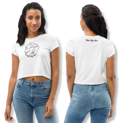 Women's Pucker Up Crop Tee