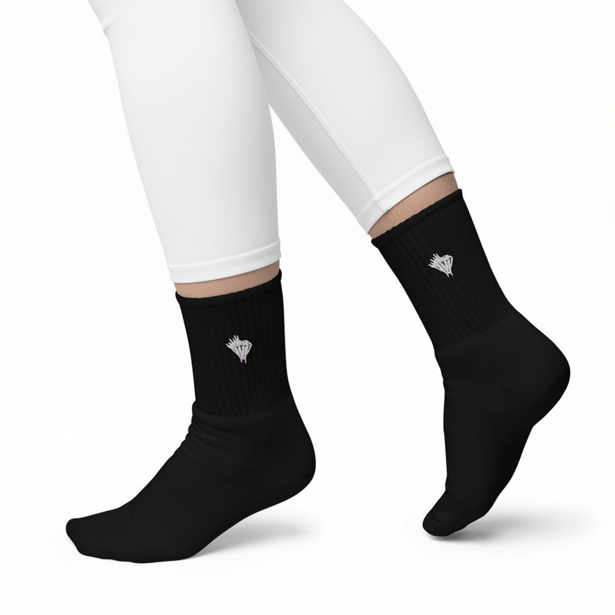Classic Drippin Diamond Embroidered Socks
