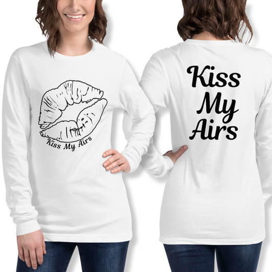 Women's Kiss My Airs Long Sleeve Tee