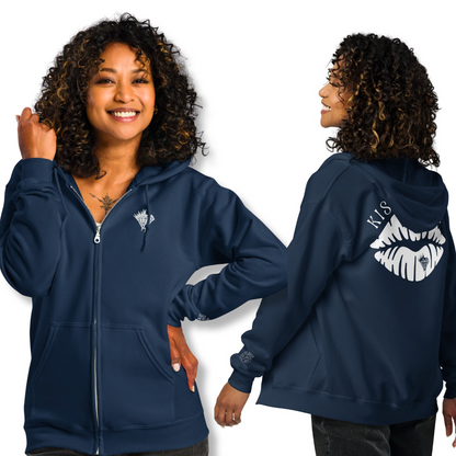 Kiss My Airs Heavy Blend Zip Hoodie