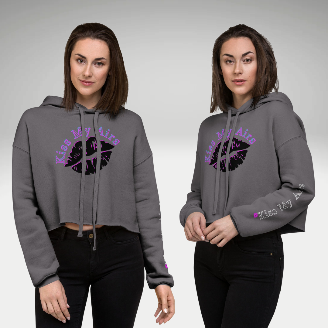 Women's Kiss My Airs Crop Hoodie