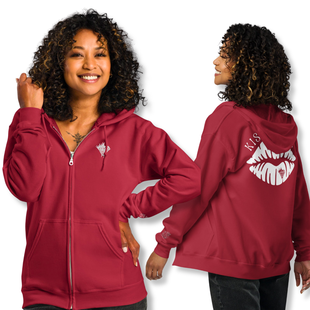 Kiss My Airs Heavy Blend Zip Hoodie