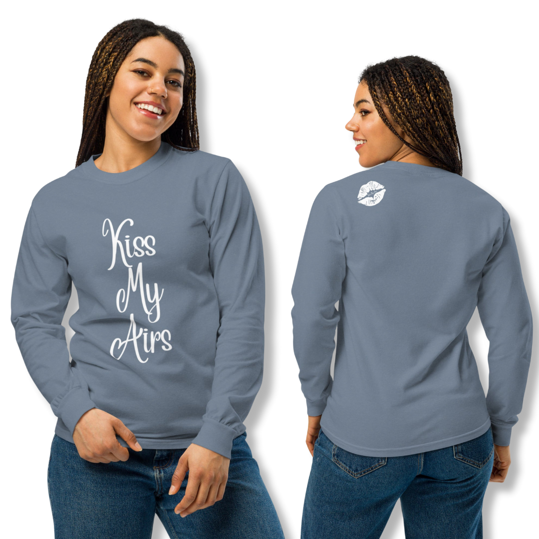 Women's Kiss My Airs Heavyweight Long-sleeve Shirt