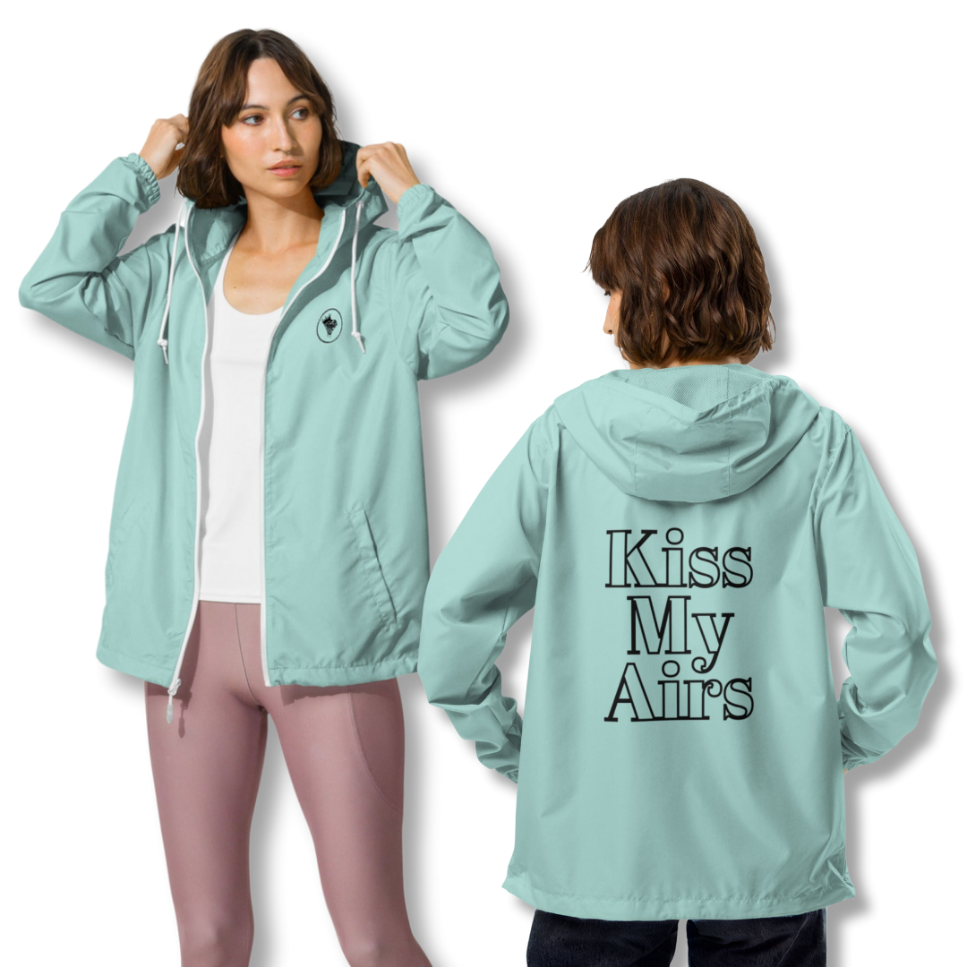 Kiss My Airs Lightweight Zip-Up Windbreaker (Wmns)