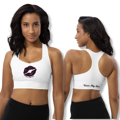 Pucker Up Magnolia Longline Sports Bra