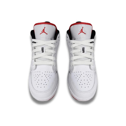 Air Jordan 1 Low 'White Gym Red' (GS) - Drippin Diamonds Designs