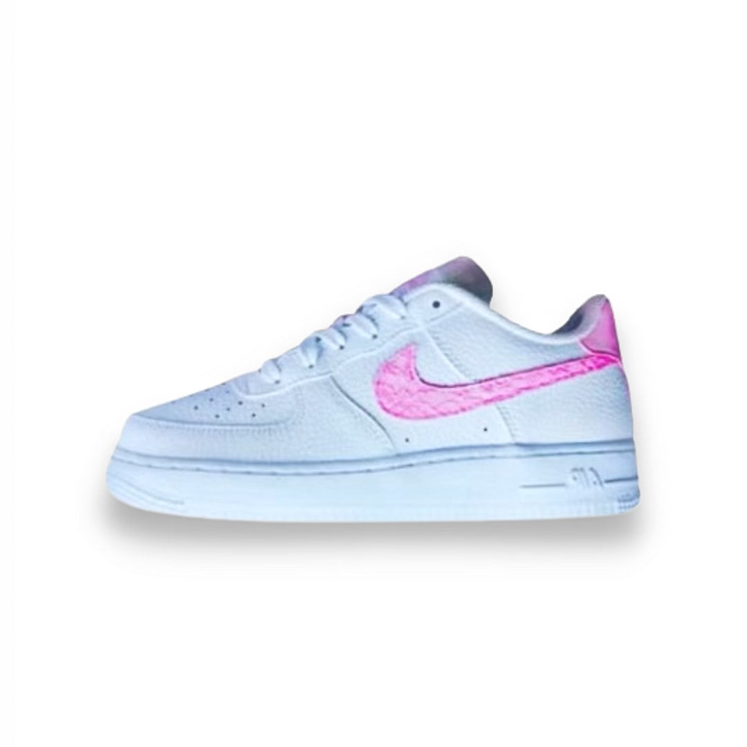 Nike Air Force 1 Low 'White Pink Foam' (GS) - Drippin Diamonds Designs