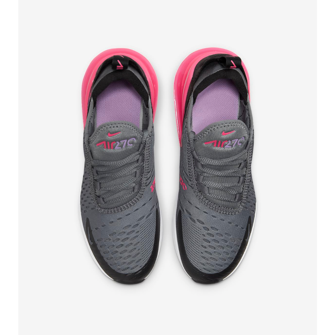 Nike Air Max 270 'Grey Hyper Pink' (GS) - Drippin Diamonds Designs