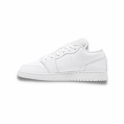 Air Jordan 1 Low 'Triple White' (GS) - Drippin Diamonds Designs