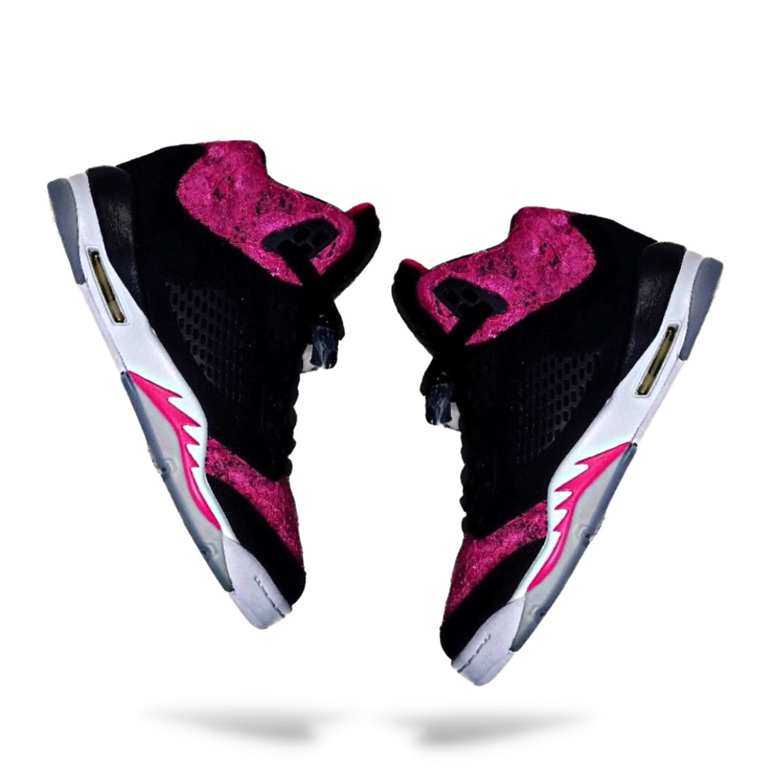 Air Jordan 5 Retro ‘Deadly Pink' (GS) - Drippin Diamonds Designs