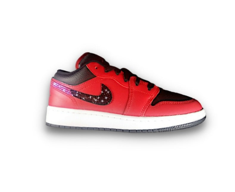 Air Jordan 1 Low 'Reverse Bred' (GS) - Drippin Diamonds Designs