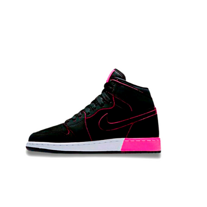 Air Jordan 1 High Retro ‘Black Hyper Pink’ (GS) - Drippin Diamonds Designs