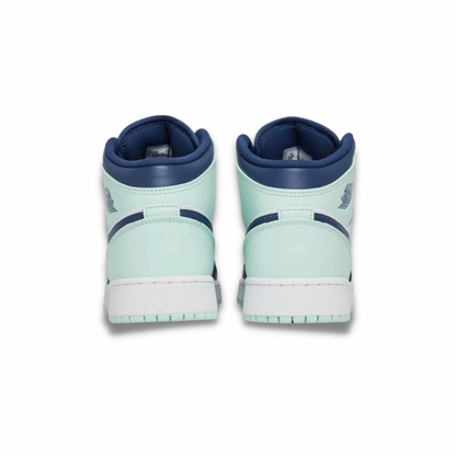 Air Jordan 1 Mid 'Blue Mint' (GS) - Drippin Diamonds Designs