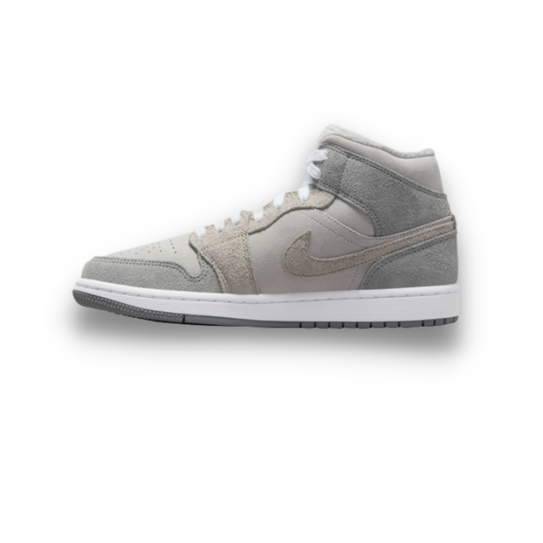 Air Jordan Retro 1 Mid SE 'Particle Grey' (Wmns) - Drippin Diamonds Designs