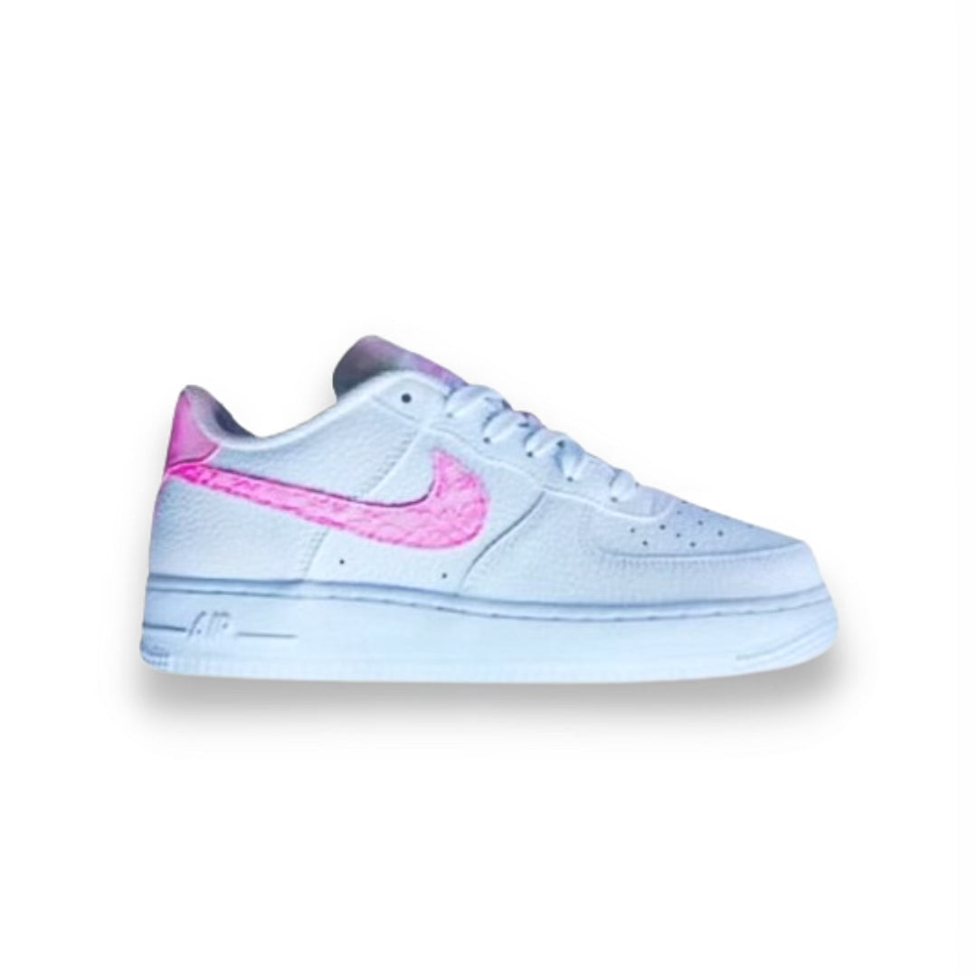 Nike Air Force 1 Low 'White Pink Foam' (GS) - Drippin Diamonds Designs