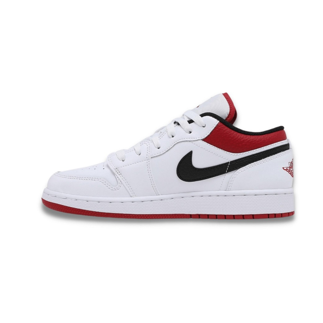 Air Jordan 1 Low 'White Gym Red' (GS) - Drippin Diamonds Designs