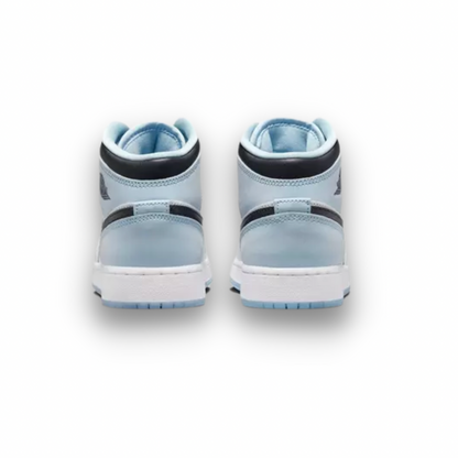 Air Jordan Retro 1 Mid SE 'White Ice Blue' (GS) - Drippin Diamonds Designs