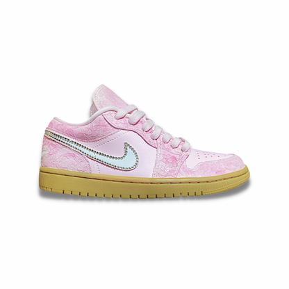 Air Jordan 1 Low 'Arctic Pink Gum' (Wmns) - Drippin Diamonds Designs