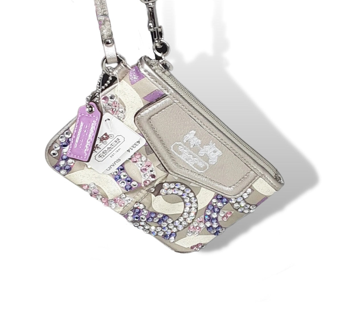 Coach Madison Graphic OP Art ‘Platinum Lavender’ - Drippin Diamonds Designs