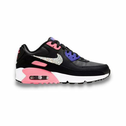 Nike Air Max 90 LTR ‘Black Sunset Pulse' (GS) - Drippin Diamonds Designs