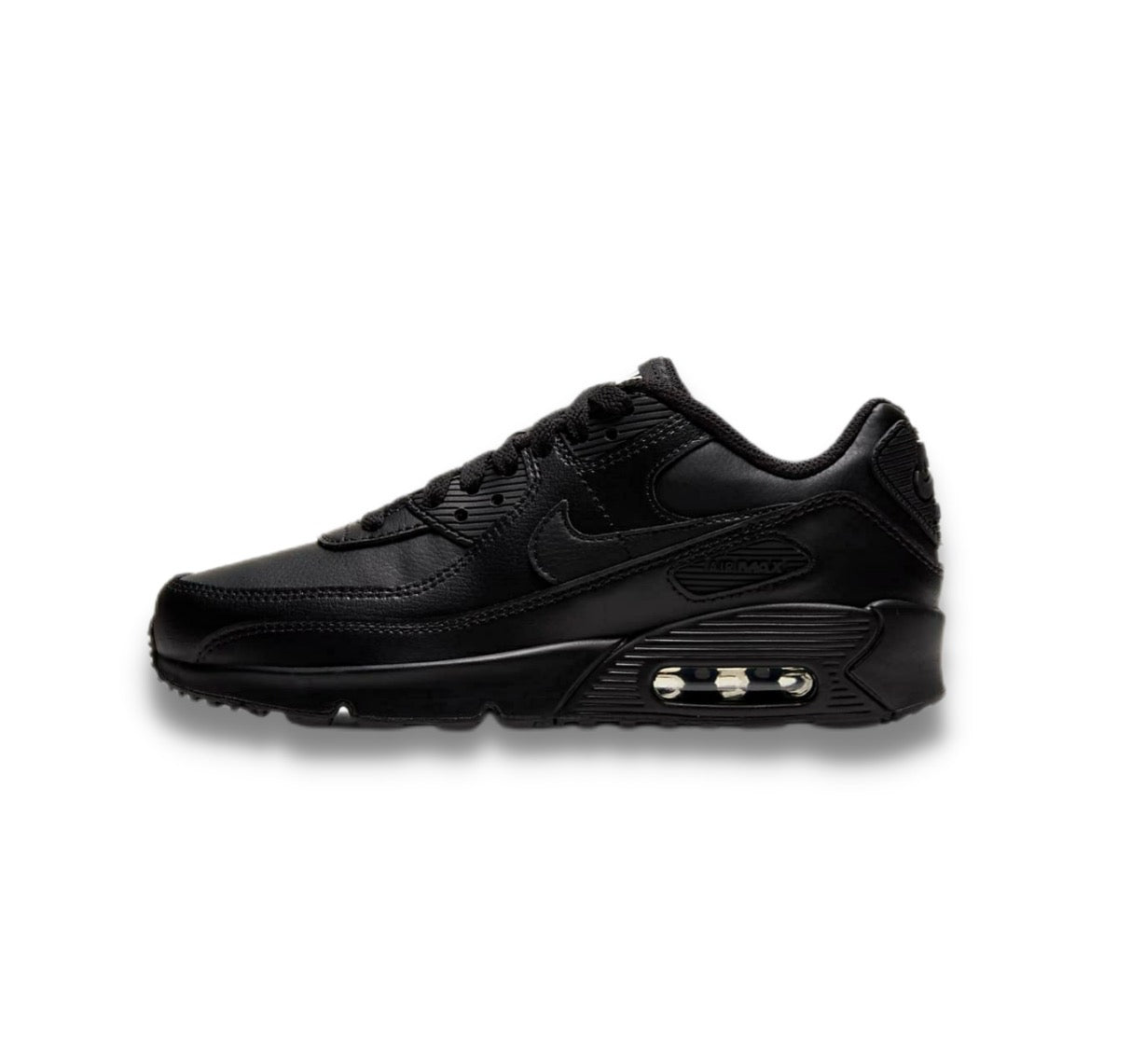 Nike Air Max 90 LTR 'Triple Black' (GS) - Drippin Diamonds Designs