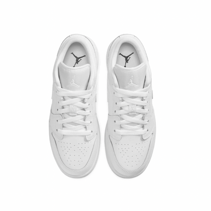 Air Jordan 1 Low 'Triple White' (GS) - Drippin Diamonds Designs