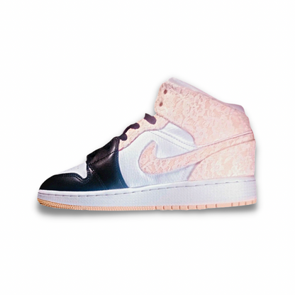 Air Jordan 1 Mid 'Crimson Tint' (GS) - Drippin Diamonds Designs