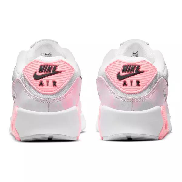 Nike Air Max 90 LTR ‘White Pink Tie Dye' (GS) - Drippin Diamonds Designs